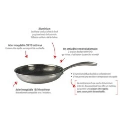 Lot 2 Poêles Anti-adhérentes Olympe 24 Et 28 Cm 9 Lot 2 Poêles Anti-adhérentes Olympe 24 Et 28 Cm -Maison Cuisine 129005 4 1 Lot 2 poeles anti adherentes Olympe 24 et 28 cm Baumalu