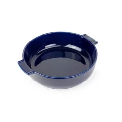 Peugeot Plat Four Rond Céramique Bleu 27 Cm