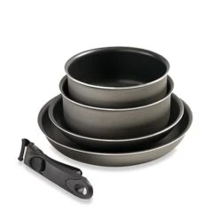 Set 2 Poêles Et 2 Casseroles Anti-adhésives Délice Et Manche Amovible -Maison Cuisine 20215 3 3 Set 2 poeles et 2 casseroles anti adhesives Delice et manche amovible Mathon