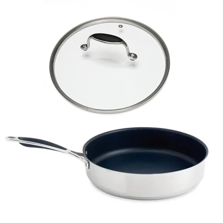 Set Sauteuse Anti-adhérente Excell’Inox 28 Cm Et Couvercle 1 Set Sauteuse Anti-adhérente Excell’Inox 28 Cm Et Couvercle