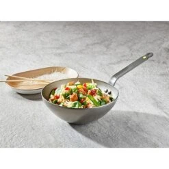 De Buyer Wok Minéral B 28 Cm 5 De Buyer Wok Minéral B 28 Cm -Maison Cuisine 211023 2 1 Wok Mineral B 28 cm De Buyer