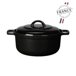 Invicta Cocotte Bistrot Noir 2 à 4 Personnes 20 Cm -Maison Cuisine 213258 0 3 Cocotte bistrot noir 2 a 4 personnes 20 cm Invicta
