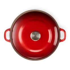 Le Creuset Cocotte Fonte Rond Plume 28 Cm 3,9 L Rouge -Maison Cuisine 21605 3 2 Cocotte fonte rond Plume 28 cm 3 9 L rouge Le Creuset