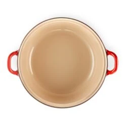 Le Creuset Cocotte Fonte Rond Plume 28 Cm 3,9 L Rouge -Maison Cuisine 21605 4 2 Cocotte fonte rond Plume 28 cm 3 9 L rouge Le Creuset