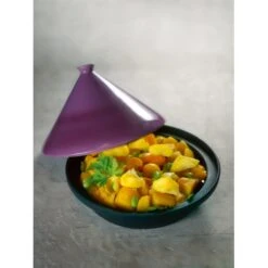 Tajine Fonte 30 Cm Aubergine -Maison Cuisine 21837 2 5 Tajine fonte 30 cm aubergine Mathon