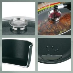 Cocotte à Braiser En Fonte D'aluminium Kerros 8 L -Maison Cuisine 22302 3 2 Cocotte a braiser en fonte d aluminium Kerros 8 L Kela