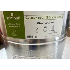 Cuiseur 40 Litres 12 Bocaux -Maison Cuisine 228001 3 2 Cuiseur 40 litres 12 bocaux Le Pratique