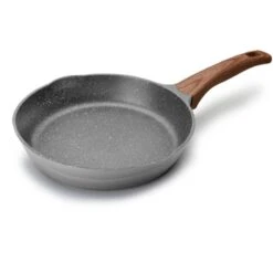 Poêle Stilo Avec Poignée Imitation Bois 24 Cm