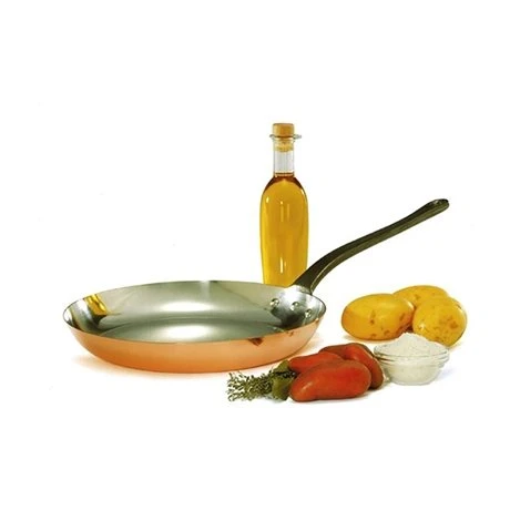 Poêle à Frire En Cuivre Massif 32 Cm 2 Poêle à Frire En Cuivre Massif 32 Cm – Image 2