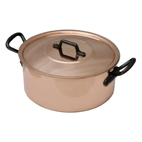 Faitout Avec Couvercle En Cuivre Massif 28 Cm 1 Faitout Avec Couvercle En Cuivre Massif 28 Cm