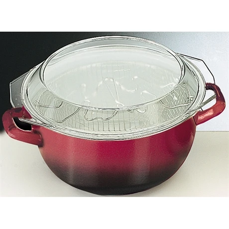 Ibili Friteuse Traditionnelle Acier émaillé 24 Cm Rouge 2 Ibili Friteuse Traditionnelle Acier émaillé 24 Cm Rouge – Image 2