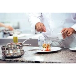 Lot 2 Poêles Sautoirs Inox Castel'Pro 24 Cm Et 28 Cm -Maison Cuisine 271900 2 1 Lot 2 poeles sautoirs inox Castel Pro 24 cm et 28 cm Cristel