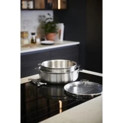 De Buyer Sauteuse Droite Inox Alchimy Loqy 24 Cm -Maison Cuisine 272044 4 1 Sauteuse droite inox Alchimy Loqy 24 cm De Buyer