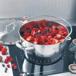 Lot Marmite à Crustacés Confiture 30 Cm Et Couvercle -Maison Cuisine 273111 2 3 Lot Marmite a crustaces confiture 30 cm et couvercle