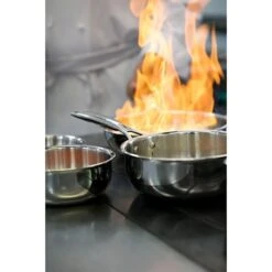 Casserole Inox Castel'Pro 20 Cm 9 Casserole Inox Castel'Pro 20 Cm -Maison Cuisine 274062 4 4 Casserole inox Castel Pro 20 cm Cristel