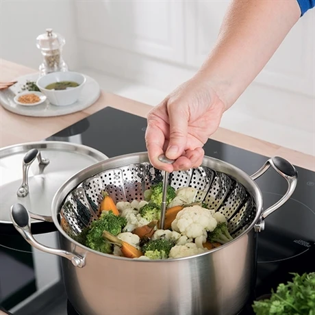 Panier Vapeur Inox Marguerite Pliable 28 Cm 2 Panier Vapeur Inox Marguerite Pliable 28 Cm – Image 2