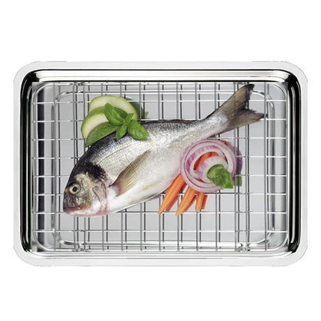 Plat à Four Smart Grill 36 X 25 Cm Avec Grille 2 Plat à Four Smart Grill 36 X 25 Cm Avec Grille – Image 2