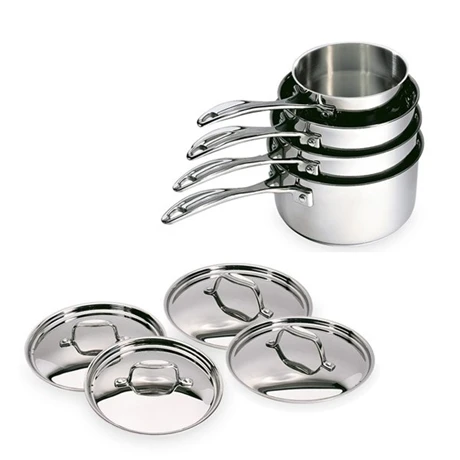 BEKA Lot De 4 Casseroles Et 4 Couvercles Chef De 14 à 20 Cm 1 BEKA Lot De 4 Casseroles Et 4 Couvercles Chef De 14 à 20 Cm