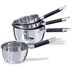 Set De 4 Casseroles Inox Rapid Cook 14 à 20 Cm