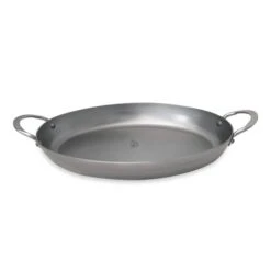 De Buyer Plat XXL Ovale Tôle De Fer Blanc Minéral B ELEMENT 36 Cm