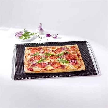 Grille De Cuisson Extensible Avec Feuille Perforée Anti-adhérente 41 à 49 Cm 2 Grille De Cuisson Extensible Avec Feuille Perforée Anti-adhérente 41 à 49 Cm – Image 2