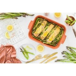 Peugeot Plat Rectangulaire Céramique Terracotta 32 Cm -Maison Cuisine 301342 3 3 Plat rectangulaire ceramique terracotta 32 cm Peugeot