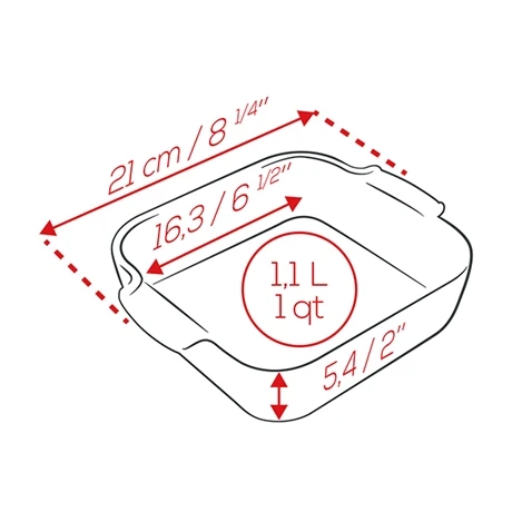Peugeot Set 2 Petits Plats à Four Rouge Céramique 21 Et 25cm 2 Peugeot Set 2 Petits Plats à Four Rouge Céramique 21 Et 25cm – Image 2