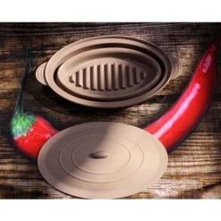Papillote Rétractable Fond Vapeur En Silicone 30 Cm 1,5 L -Maison Cuisine 35145 3 5 Papillote retractable fond vapeur en silicone 30 cm 1 5 L Mathon