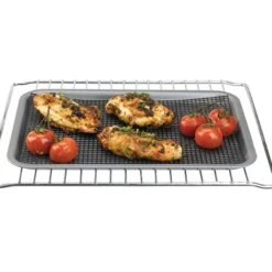 Set De 2 Grilles De Cuisson Anti-adhérentes -Maison Cuisine 37026 2 1 Set de 2 grilles de cuisson anti adherentes Mathon