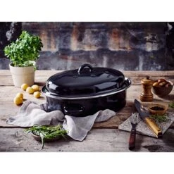 BEKA Lot Roaster Roasty'Cook 38 Cm + Grille -Maison Cuisine 389006 3 1 Lot roaster Roasty Cook 38 cm grille Beka