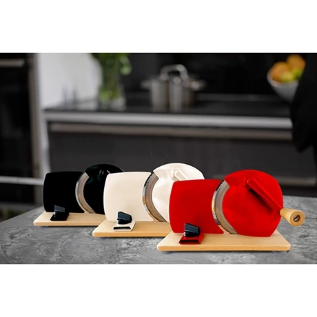 Jupiter Trancheuse Manuelle Lame 17 Cm Et Plateau Bois Massif Noir 2 Jupiter Trancheuse Manuelle Lame 17 Cm Et Plateau Bois Massif Noir – Image 2