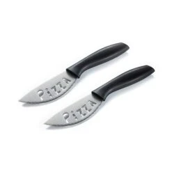 Lot Plaque à Pizza, Coupe Pâte Gradué Et 2 Couteaux à Pizza En Inox -Maison Cuisine 509132 4 1 Lot plaque a pizza coupe pate gradue et 2 couteaux a pizza en inox