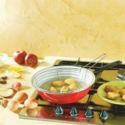 Poêle à Friture 26,5 Cm Avec Panier-égouttoir -Maison Cuisine 55302 2 4 Poele a friture 26 5 cm avec panier egouttoir Baumalu