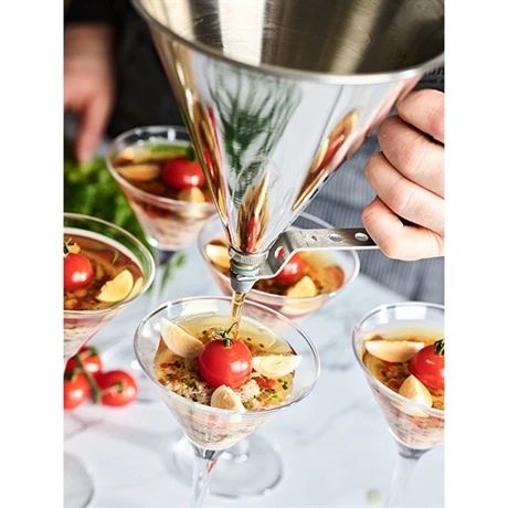 De Buyer Entonnoir à Piston Fushia 2 De Buyer Entonnoir à Piston Fushia – Image 2