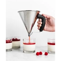 De Buyer Entonnoir à Piston Kwik Noir -Maison Cuisine 573050 3 1 Entonnoir a piston Kwik noir De Buyer