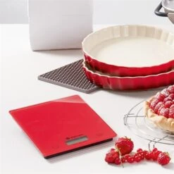 Balance De Cuisine Digitale Rouge 5 Kg -Maison Cuisine 601181 2 3 Balance de cuisine digitale rouge 5 kg Mathon