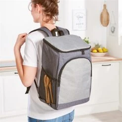Sac à Dos Glacière Isotherme 20 L Gris