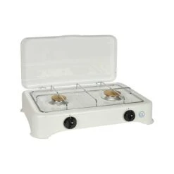 Réchaud Gaz 2 Brûleurs émaillé Blanc 5326C