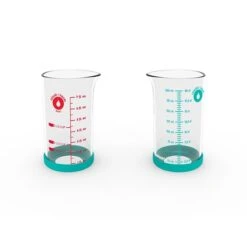 Verre Doseur En Verre Avec Silicone 200 Ml -Maison Cuisine 620022 3 4 Verre doseur en verre avec silicone 200 ml Pebbly