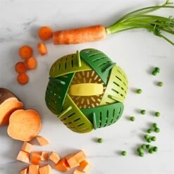 Joseph Joseph Panier Vapeur Pliable - Vert -Maison Cuisine 650119 2 1 Panier vapeur pliable Vert Joseph Joseph