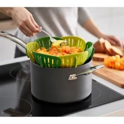 Joseph Joseph Panier Vapeur Pliable - Vert -Maison Cuisine 650119 4 1 Panier vapeur pliable Vert Joseph Joseph