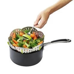 Joseph Joseph Panier Vapeur Pliable Anti-rayure -Maison Cuisine 670099 2 1 Panier vapeur pliable anti rayure Joseph Joseph