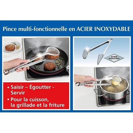Pince De Cuisson Multifonction Inox 34,5 Cm 5 Pince De Cuisson Multifonction Inox 34,5 Cm – Image 5