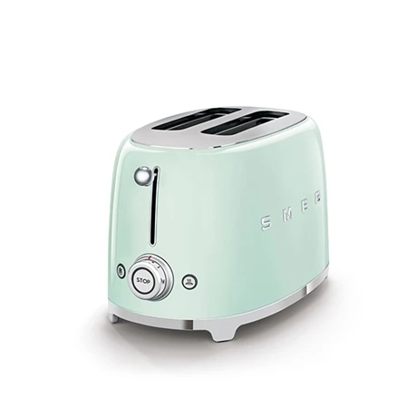Smeg Toaster 2 Tranches Vert D'eau 950 W TSF01PGEU 2 Smeg Toaster 2 Tranches Vert D'eau 950 W TSF01PGEU – Image 2
