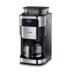 SEVERIN Cafetière Filtre à Broyeur Intégré 10 Tasses 1 000 W KA4813