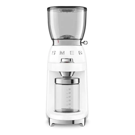 Smeg Broyeur à Café Blanc 150 W CGF01WHEU 1 Smeg Broyeur à Café Blanc 150 W CGF01WHEU