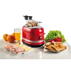 Ariete Toaster Moderna 2 Fentes 815 W 149 Rouge -Maison Cuisine 700047 4 2 Toaster moderna 2 fentes 815 W 149 Rouge Ariete