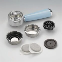 Ariete Machine à Café Expresso Vintage Celeste 0,9 L 1389 3 -Maison Cuisine 700056 3 1 Machine a cafe Expresso Vintage Celeste 0 9 L 1389 3 Ariete