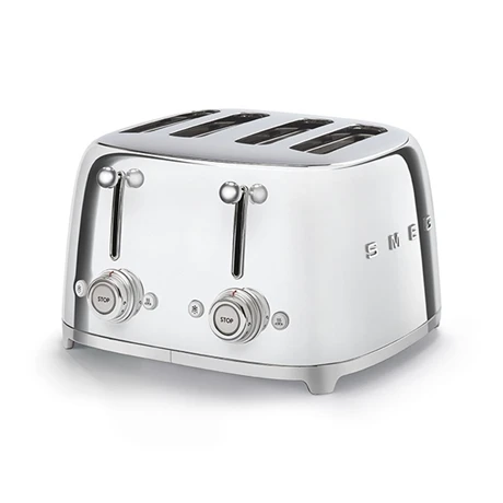 Smeg Toaster 4 Fentes 2000 W TSF03SSEU Chromé 1 Smeg Toaster 4 Fentes 2000 W TSF03SSEU Chromé