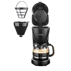 Bestron Cafetière à Filtre 1,25L 1000W -Maison Cuisine 700103 3 1 Cafetiere a filtre 1 25L 1000W Bestron